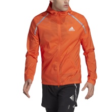 adidas Lauf-Trainingsjacke Marathon WIND.RDY (360° reflektierendes Design, schmal) 2022 orange Herren